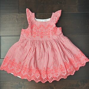 Baby Gap Embroidered Pink Dress and Bloomers 2T